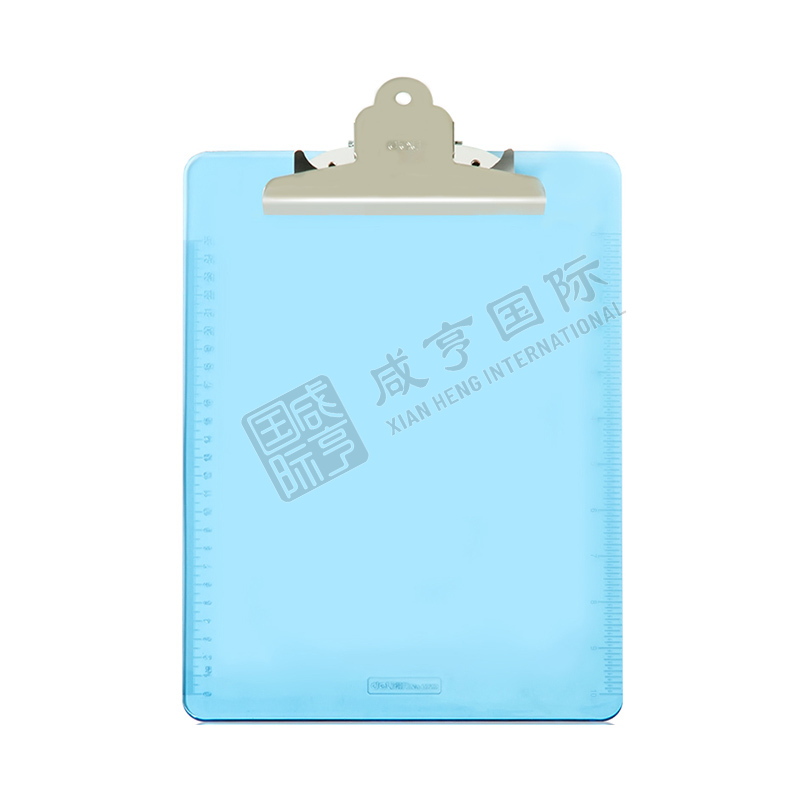 DELI/得力 书写板夹 9252 A4(计价单位:只)浅蓝色 文件夹板 315×225 塑料