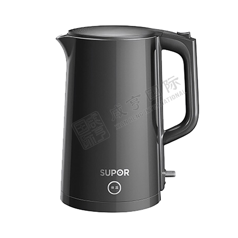 SUPOR/苏泊尔 电水壶 SW-17J12P 苏泊尔（SUPOR）电水壶热水壶 1.7L全钢无缝双层防烫电热水壶 316不锈钢烧水壶 一键保温恒温 SW-17J12P